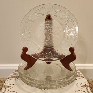 SET OF 4 Princess House Fantasia #437  8" Salad / Lunch Plates